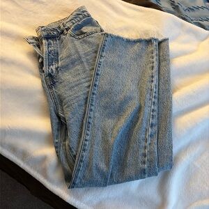 Hacks on jeans size 25 high-rise straight leg